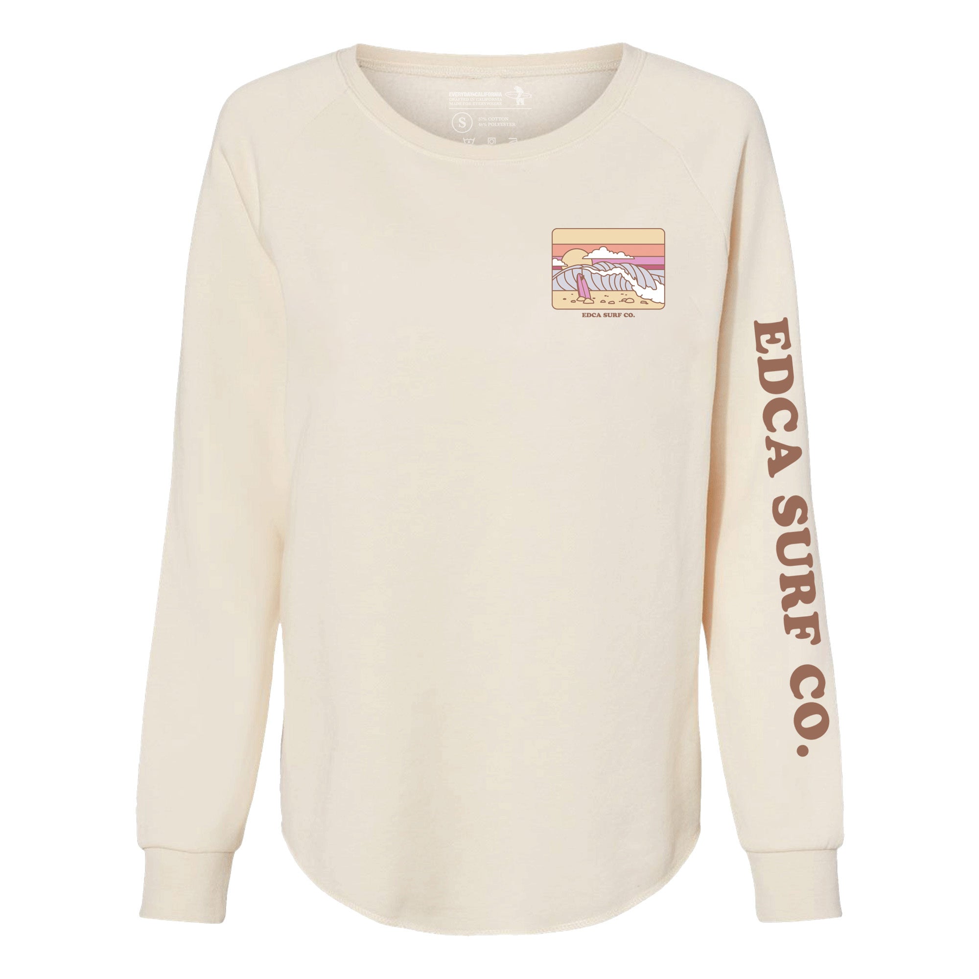 Everyday California Catch Waves Crewneck