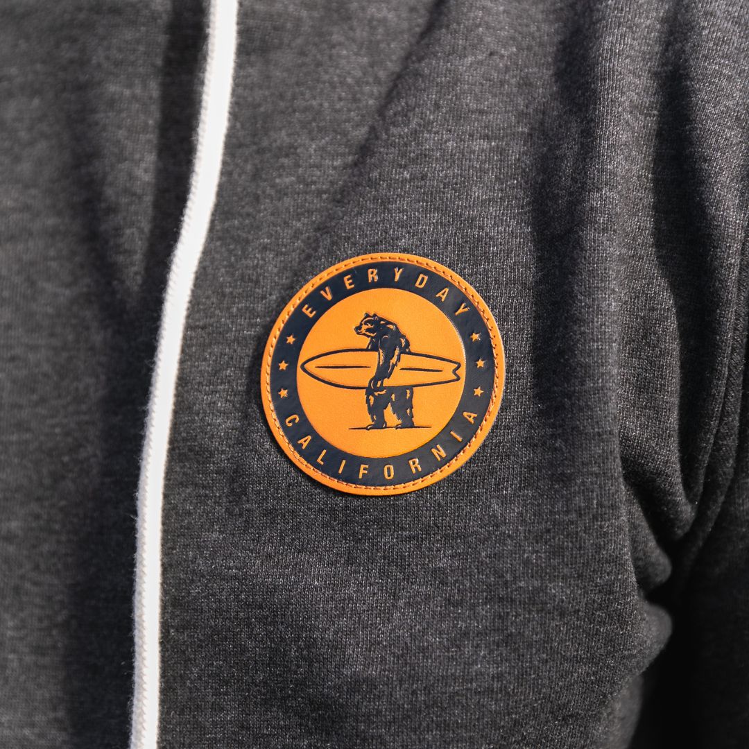 Challenger Hoodie in Charcoal Patch detailing
