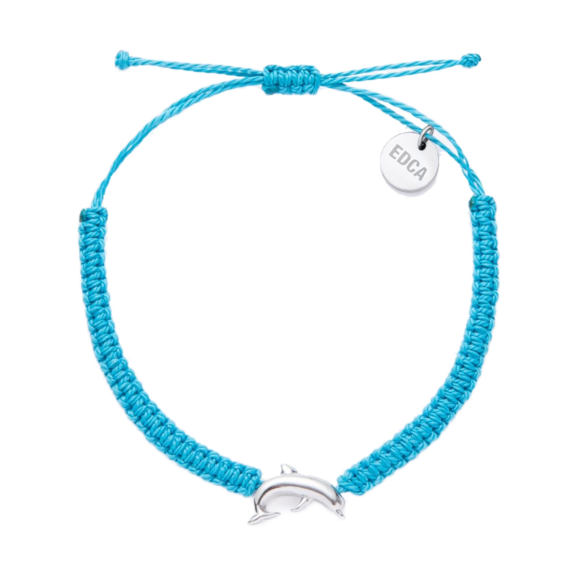 EDCA Mauka Charm Bracelet  - blue bracelet with dolphin charm