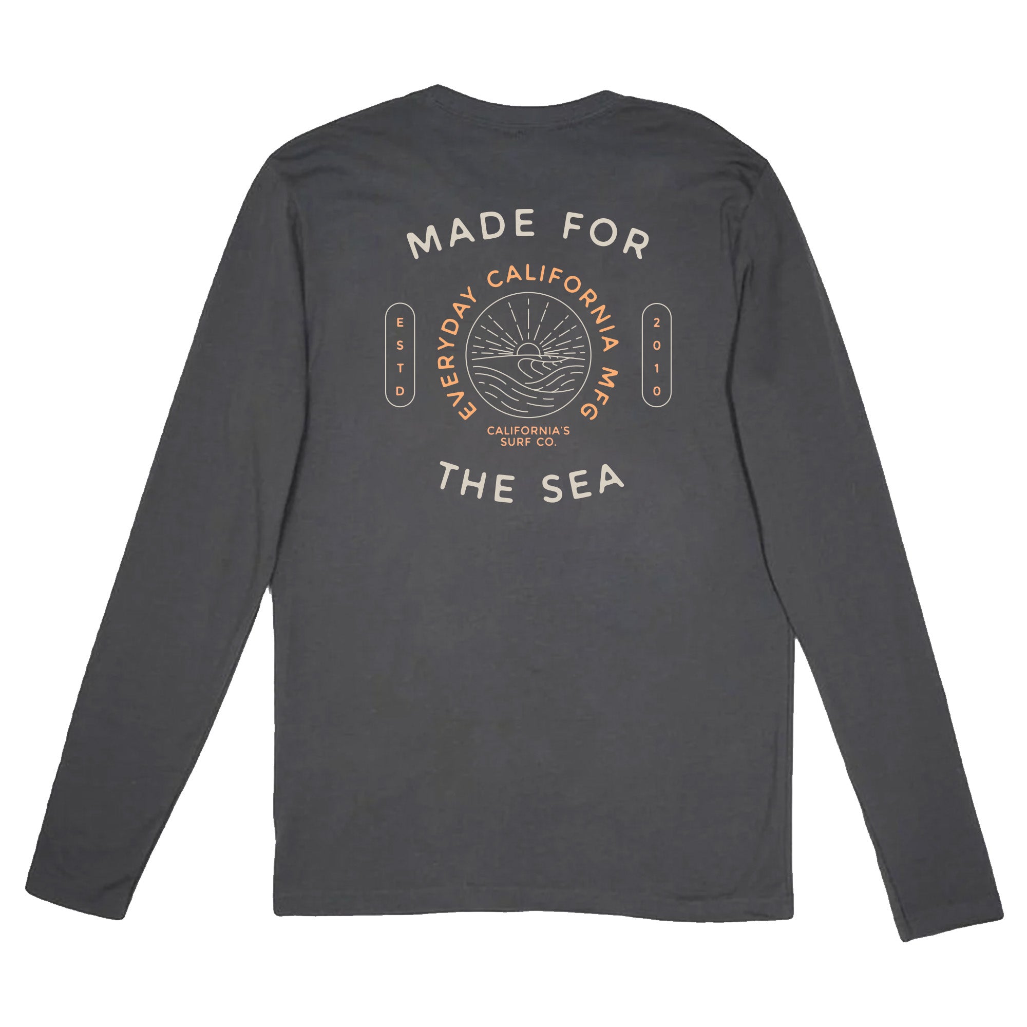 Mens Ponto Long Sleeve Shirt - Gray