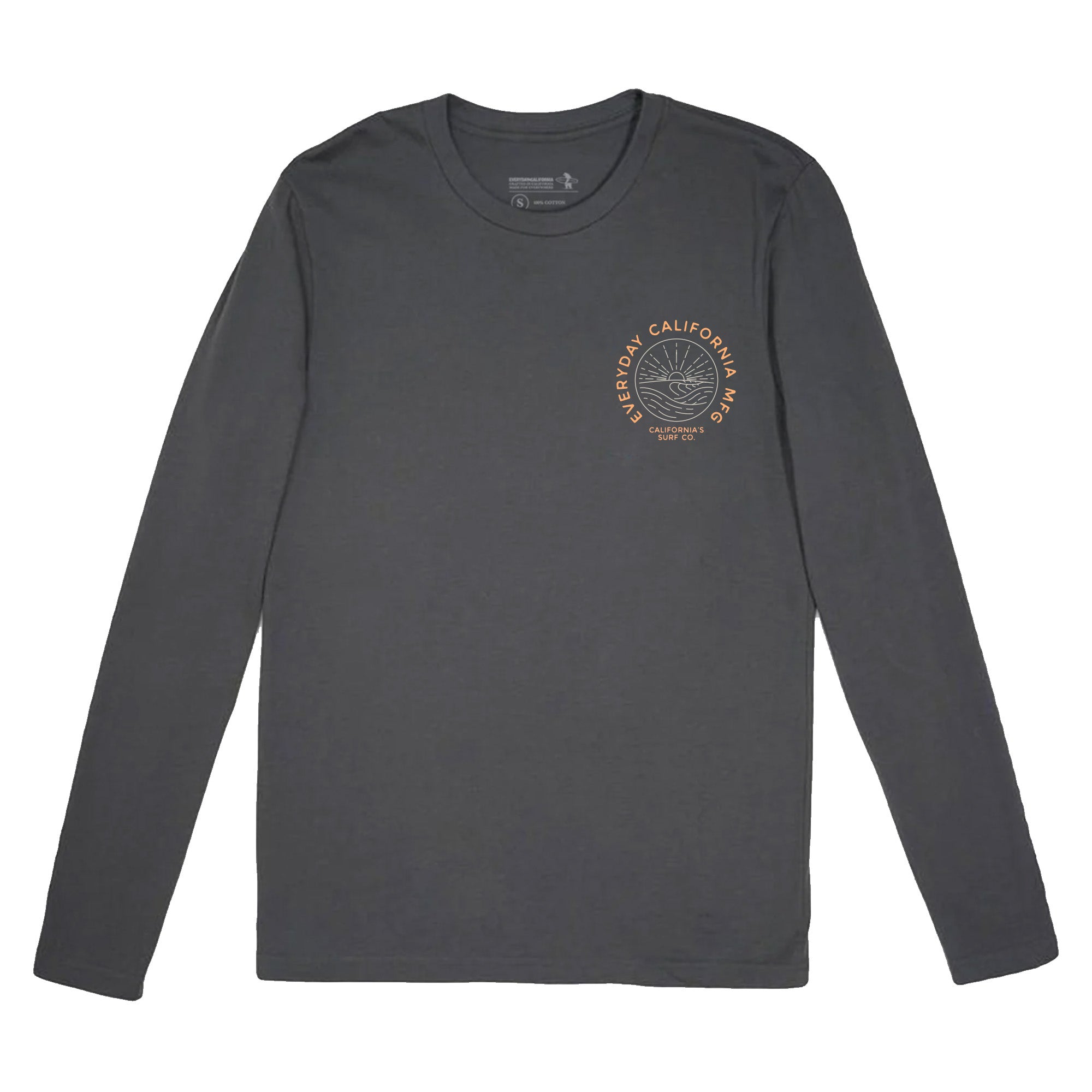 Mens Ponto Long Sleeve Shirt - Gray