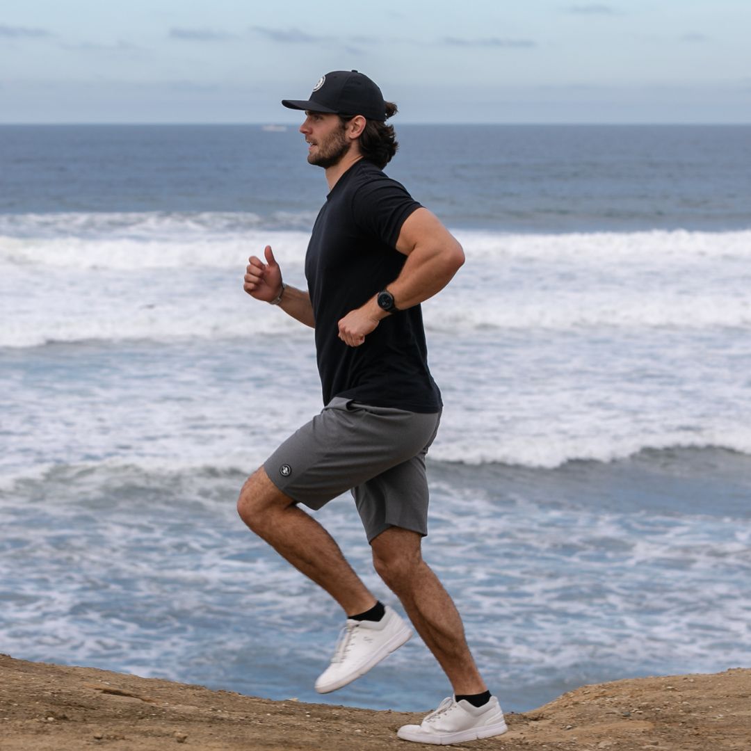 Grey Lazy Daze Performance lounge Short from Everyday California