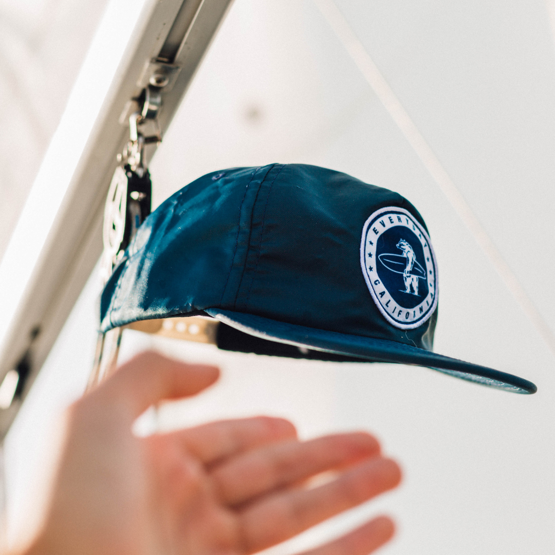 Waterproof Snapback Hat. Waterproof, Floats, Crushable.