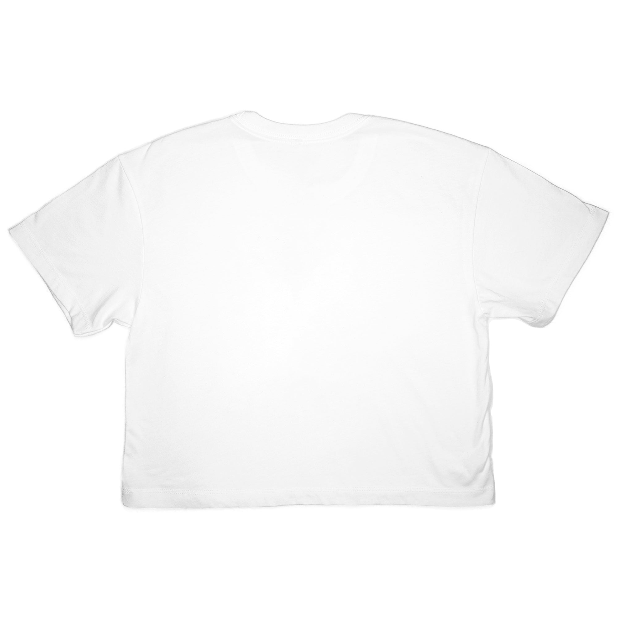 White t-shirt on a white background