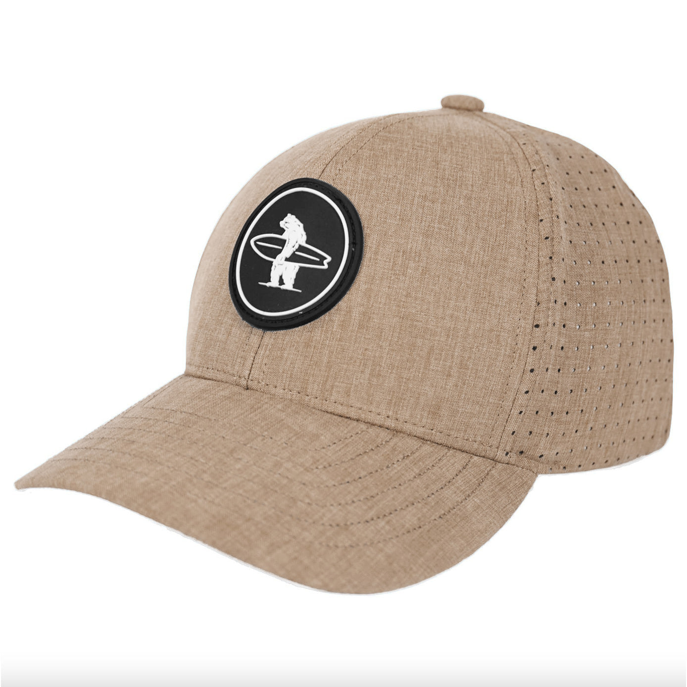 Diego Performance Snapback in color light brown