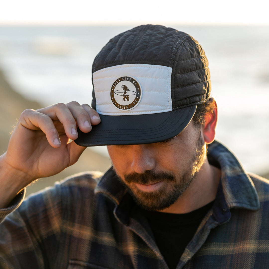 Everyday California Camper Hat -A 5-panel hat built for cold weather. 