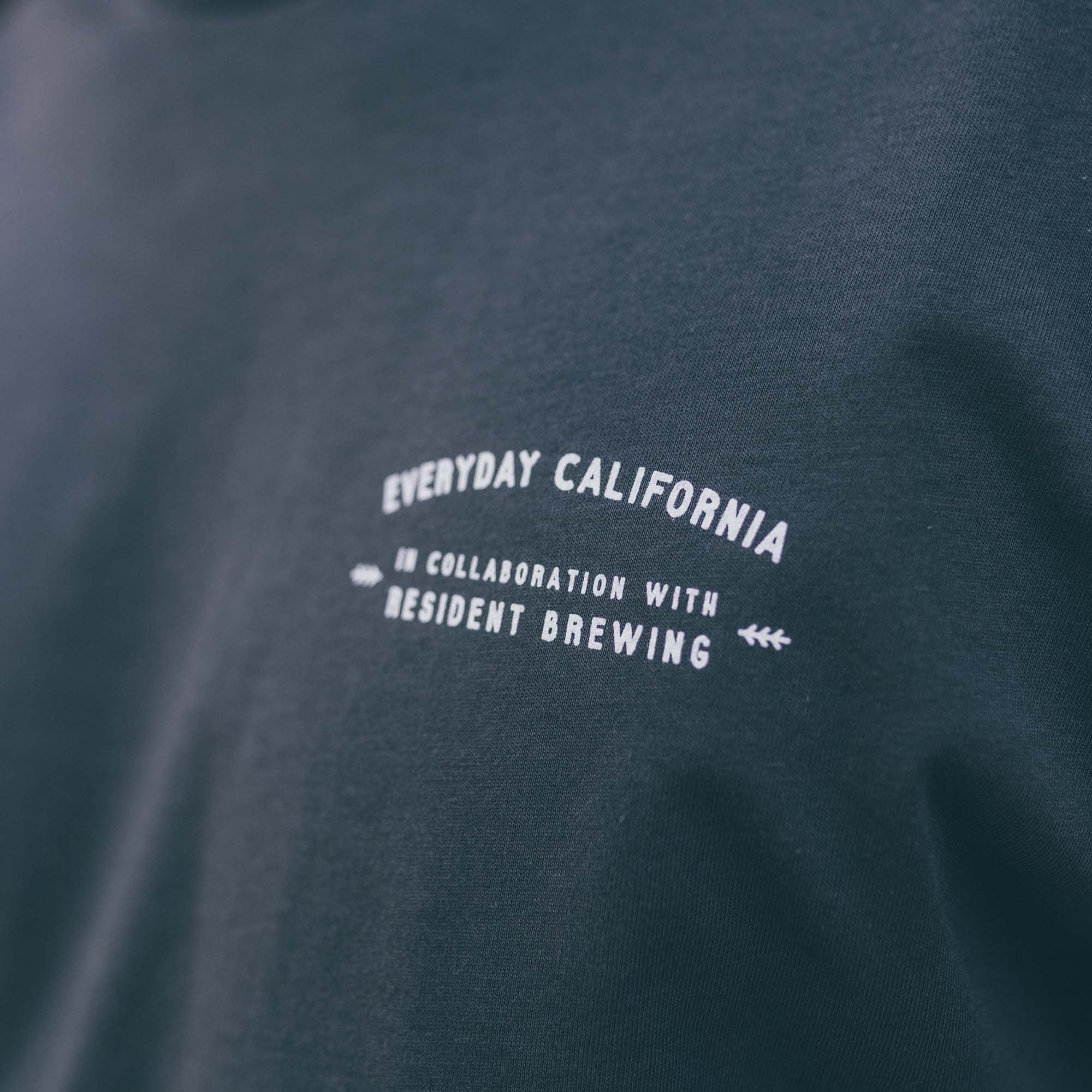 Everyday California Brewmaster Tee - grey tee with back graphic featuring Brutus the Bear logo holding a beer