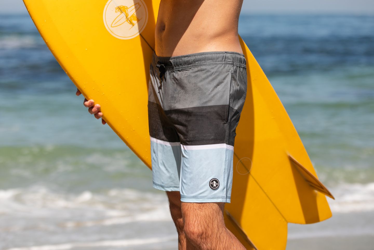 Tri Colored Everyday California Board Shorts 