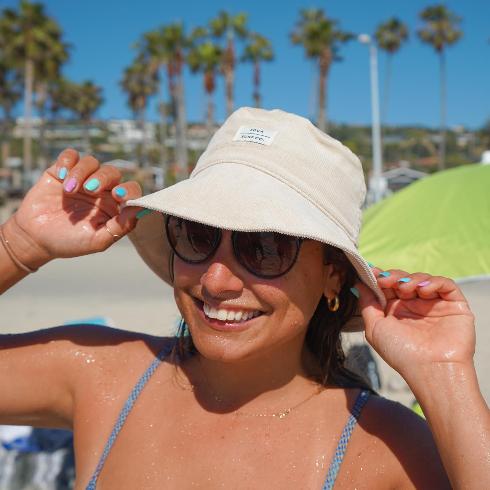 Dolores Corduroy Bucket Hat