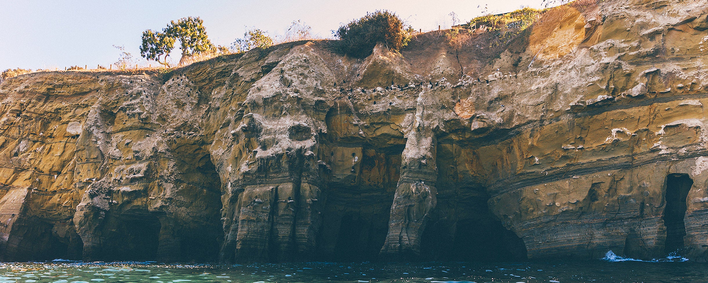 The La Jolla Seven Sea Caves which can be seen kayaking on a Kayak Rental with Everyday California in San Diego