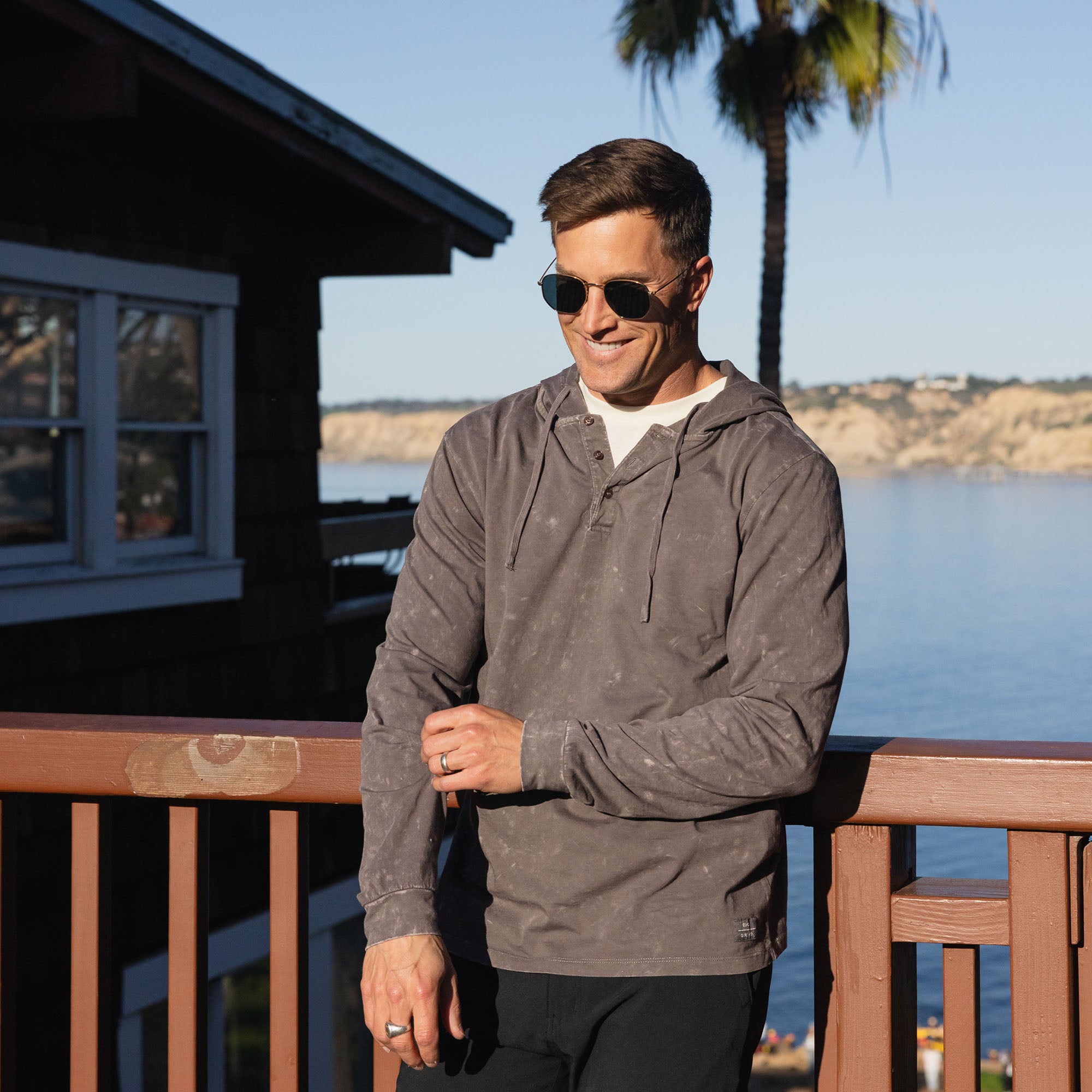 Dawn Patrol Henley Hoodie