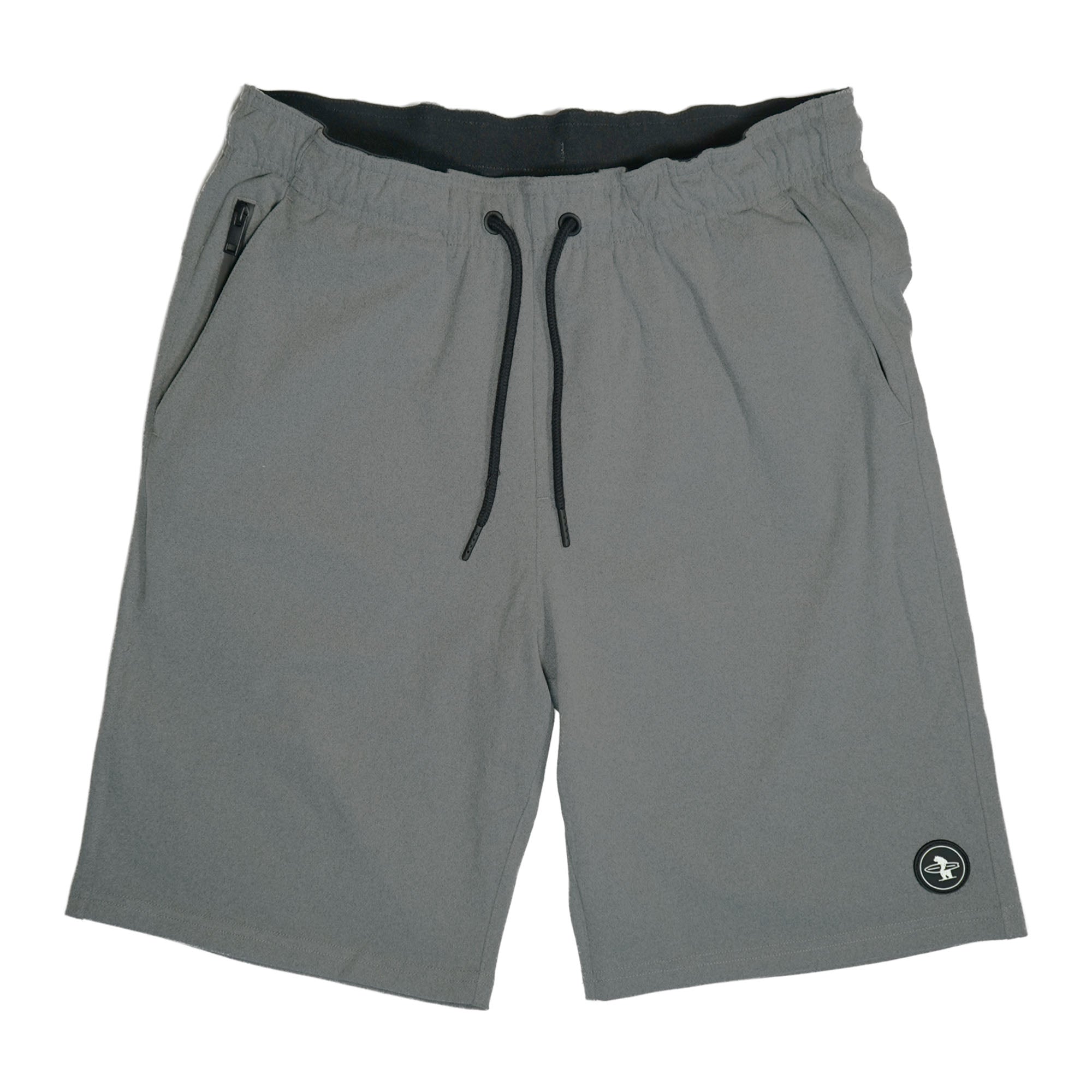 Lazy Daze Grey Shorts front facing