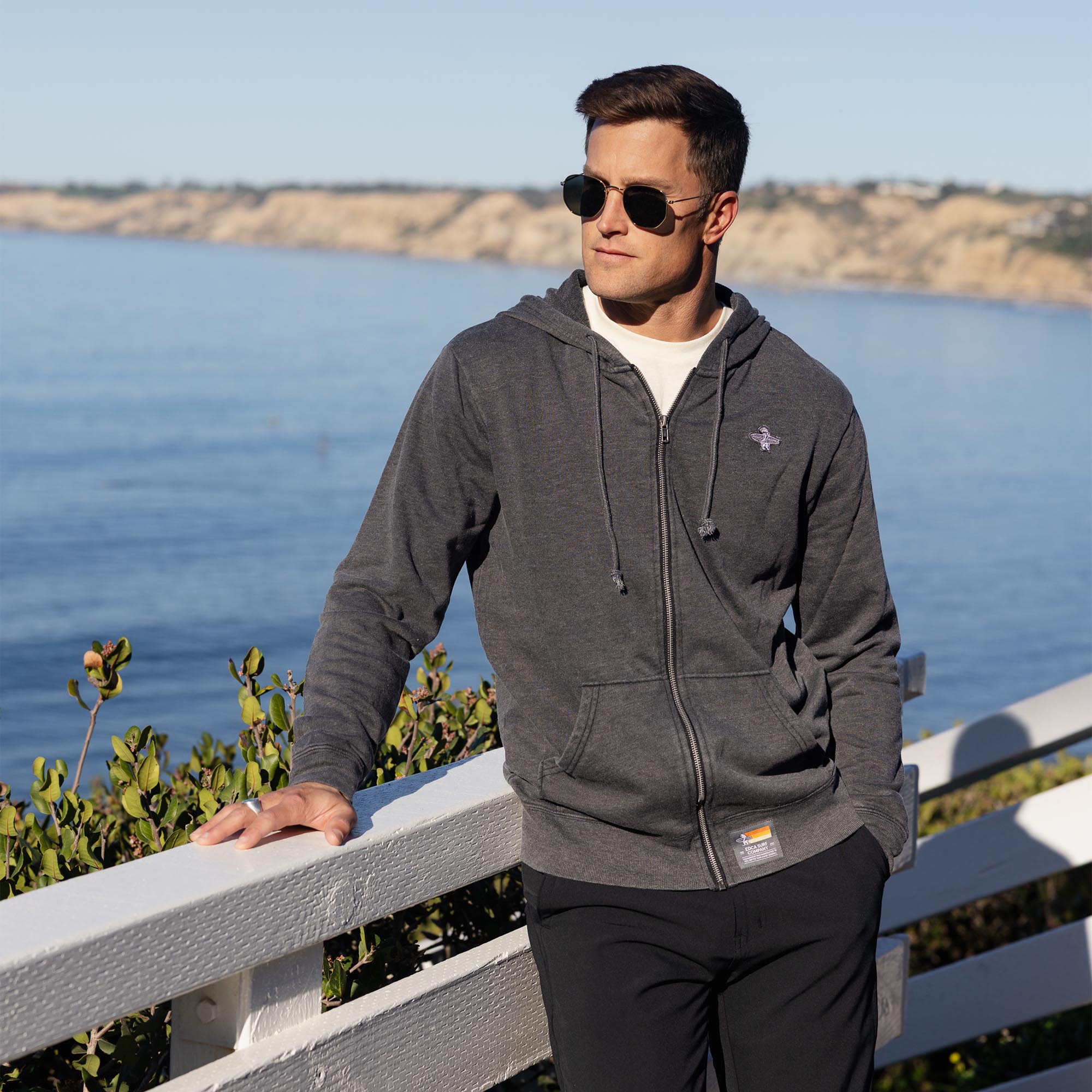 MANOF マノフ　HOODIE ZIP SHIRTS Mavericks Zip-Up Hoodie