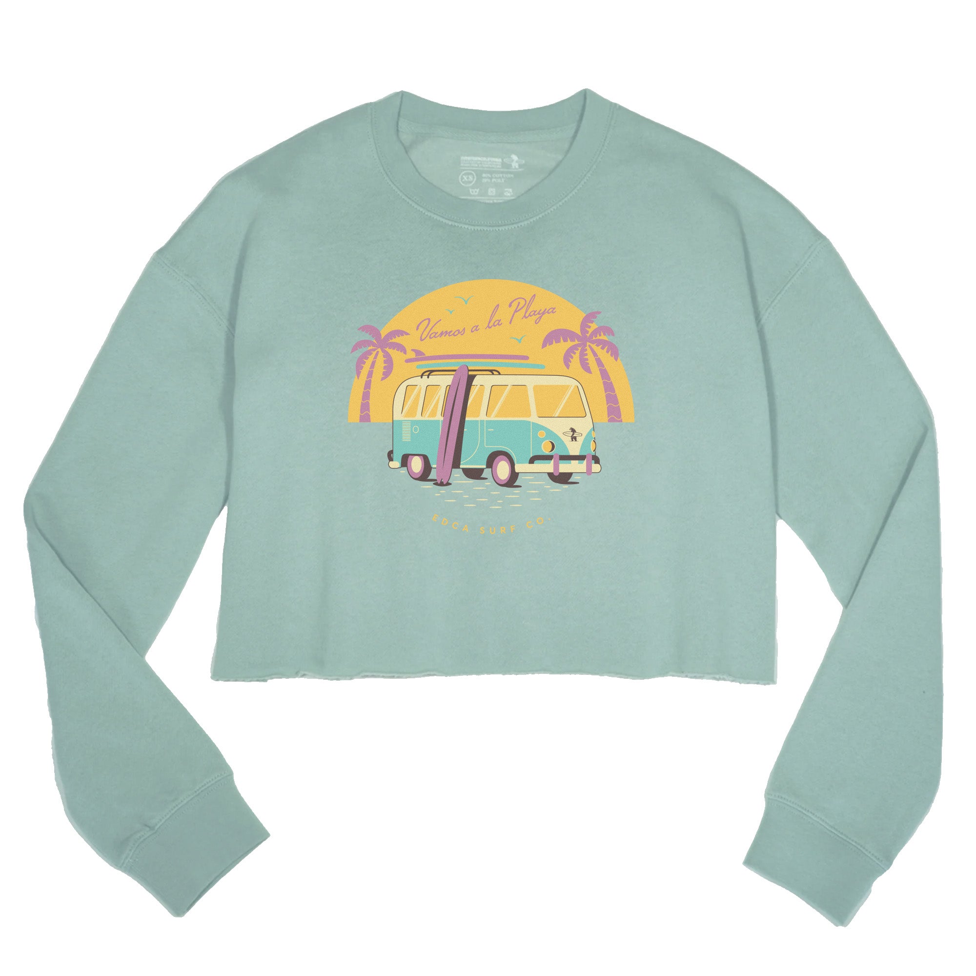 Road Trip Cropped Crewneck