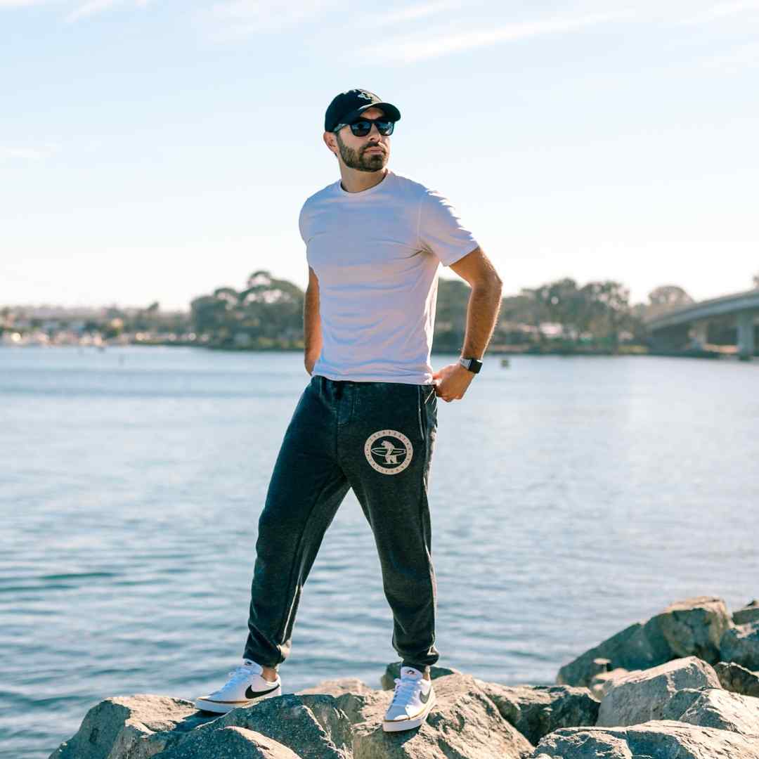 Everyday California Brutus Jogger on guy on the beach