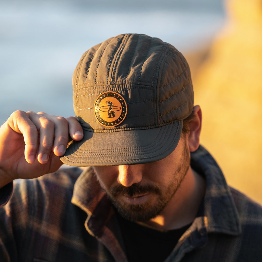 Everyday California Camper Hat -A 5-panel hat built for cold weather. 