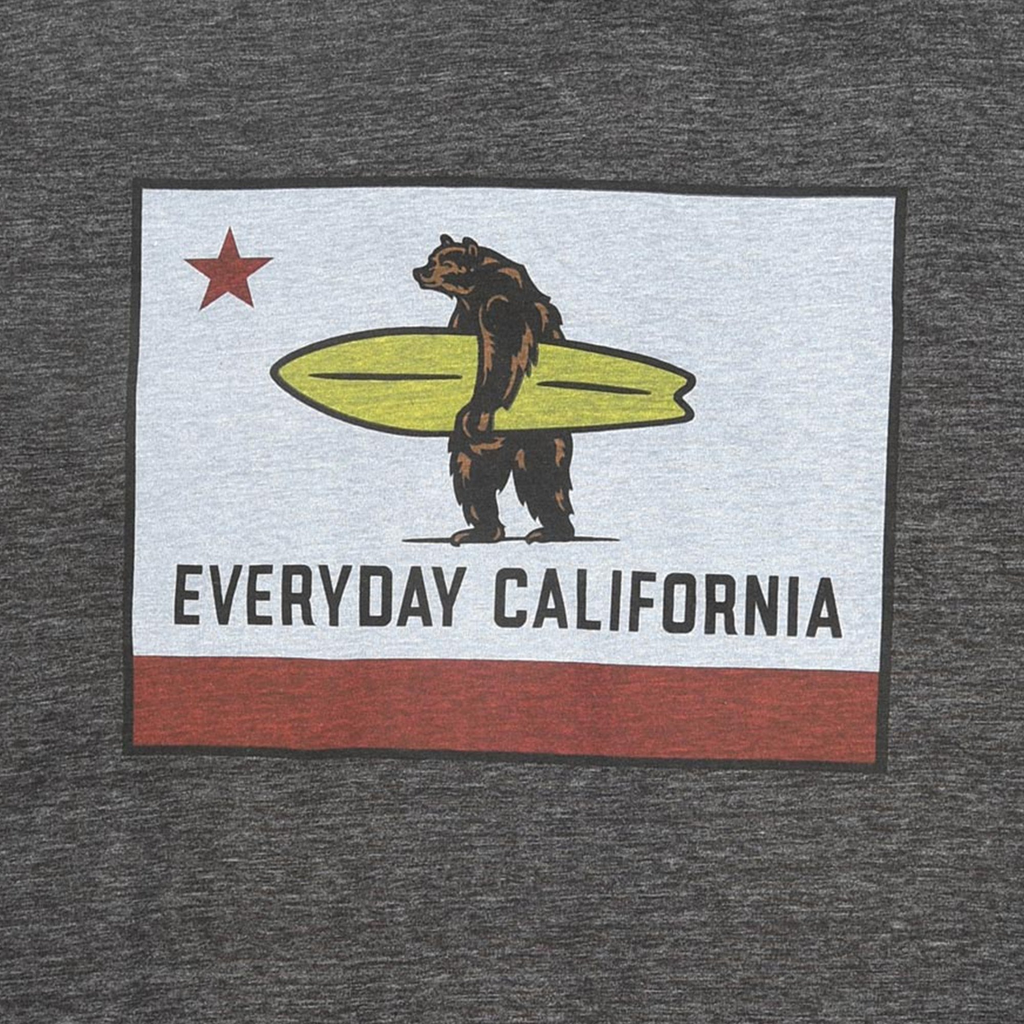 Everyday California El Classico Tee Charcoal