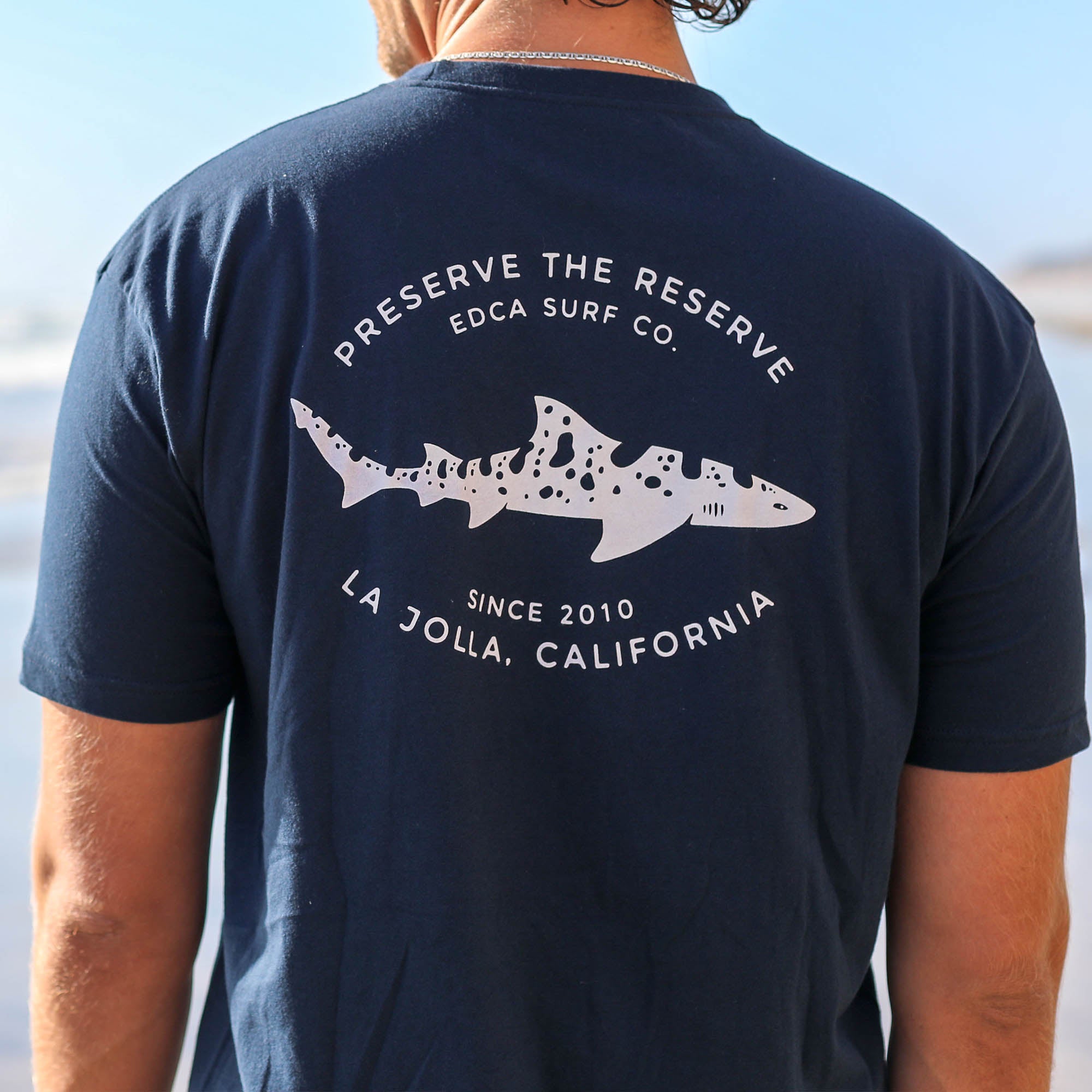 Everyday California Leopard Shark Pocket Tee