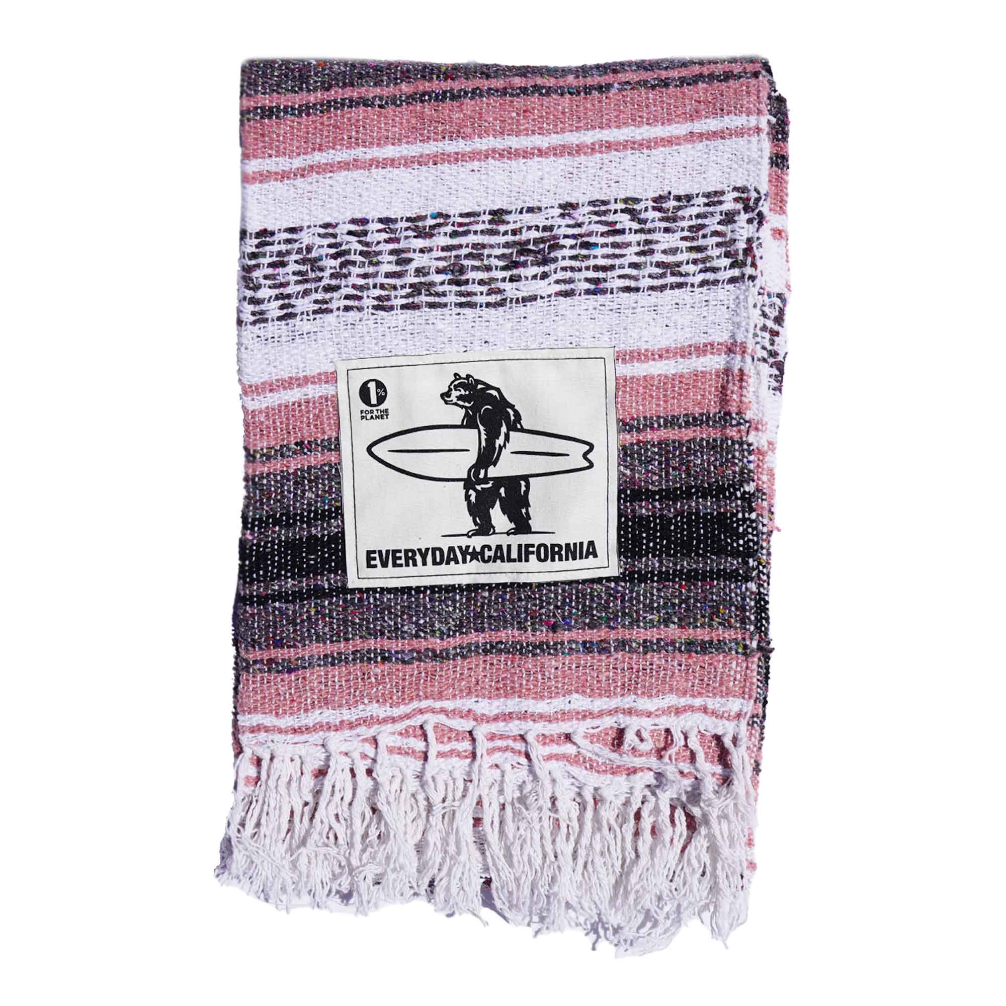 Everyday California Beach Baja Blanket in Pink