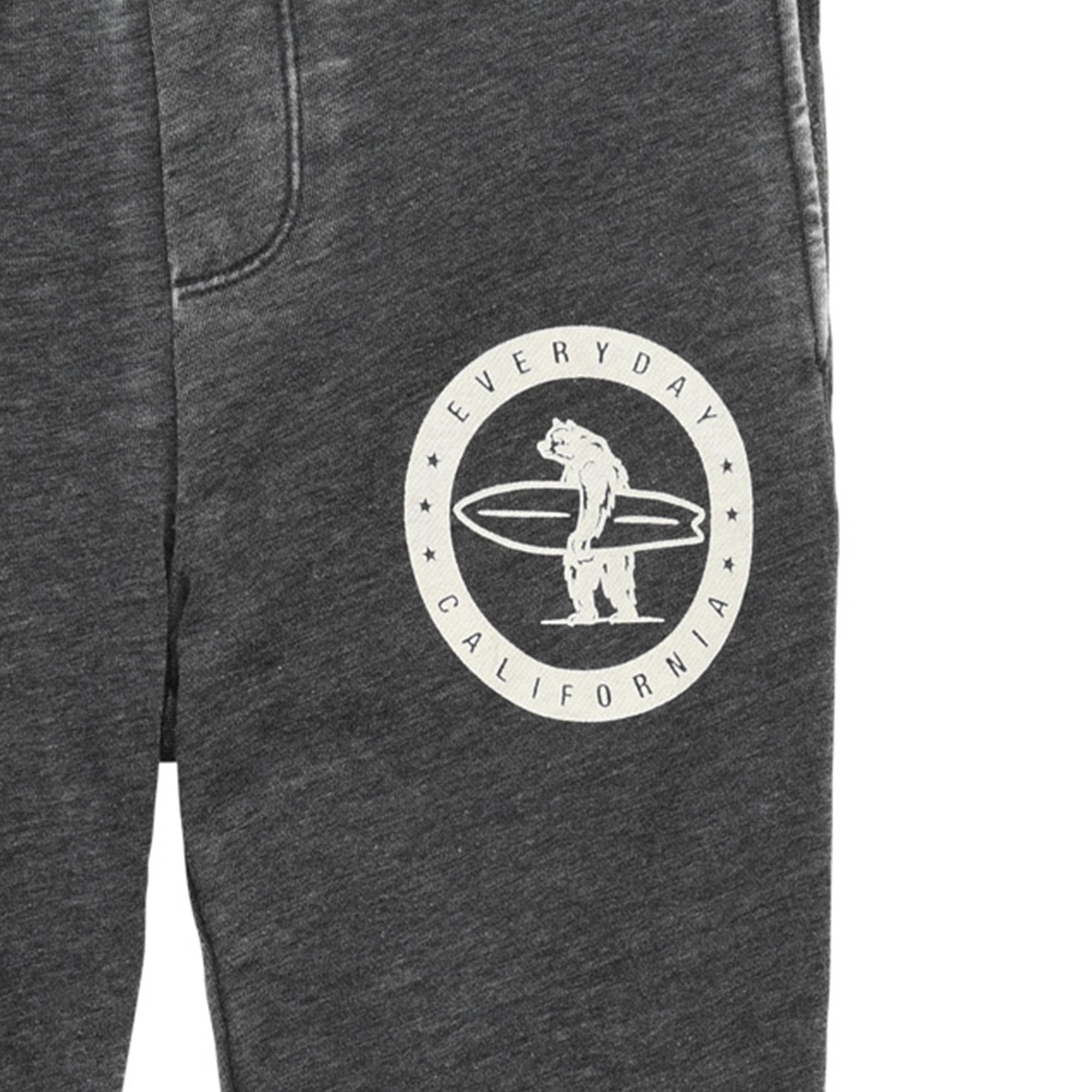 Everyday California Brutus Jogger in Grey logo closeup